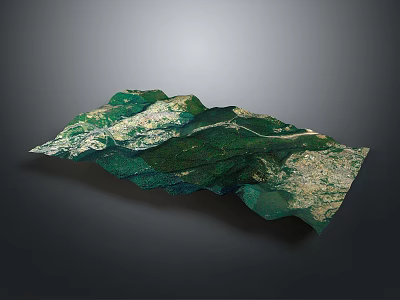 Rustic Stone And Wood Decorative Sculpture With Natural Texture And Undulating Landscape Design 3d model