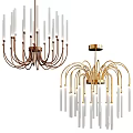 Modern chandelier Stillux line 3d model