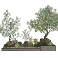 Modern Tree Pool Landscape Tree Pool 3d model
