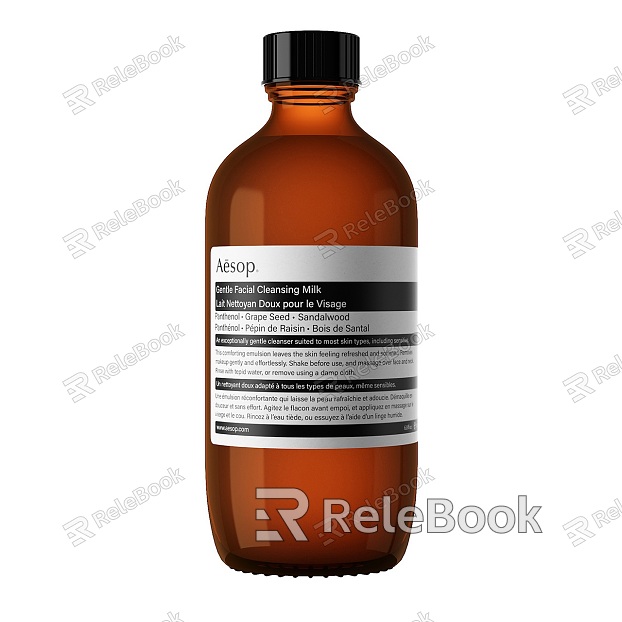 glass bottle medicine bottle model