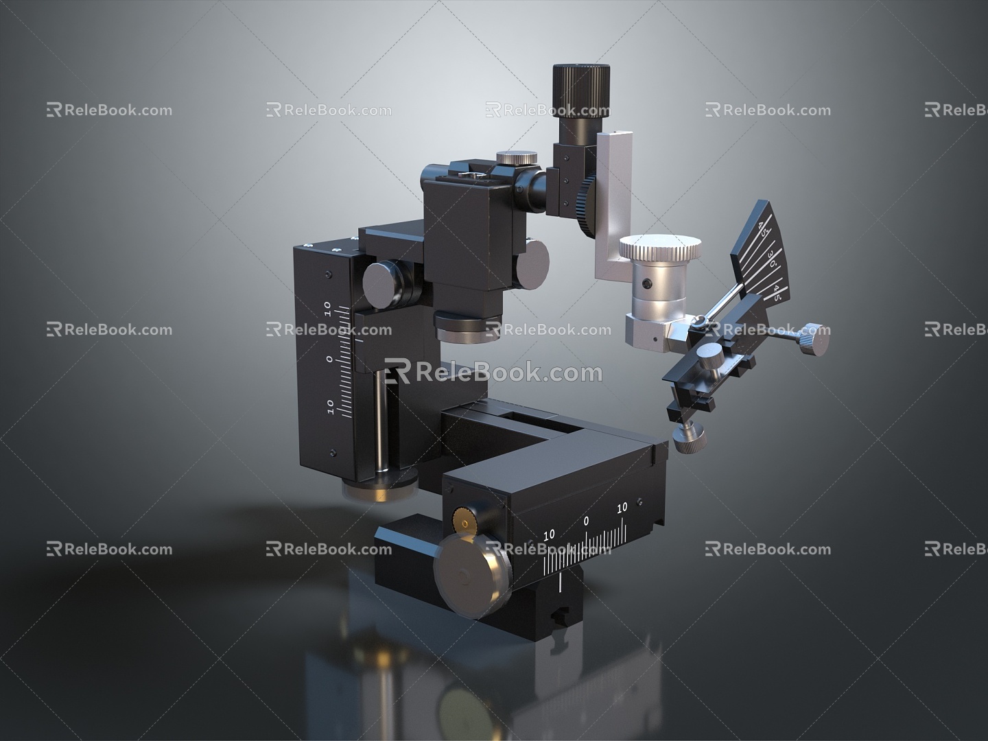 Modern Micromanipulator Micromanipulation Equipment 3d model