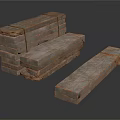 Stacked Natural Stone Building Blocks For Construction And Landscaping Projects