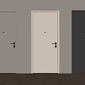 Modern Swing Doors In Different Colors With Sleek Handles And Minimalist Design For Home Interior
