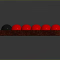 Various Colored Billiard Balls Neatly Arranged in Triangle Rack as Sports Equipment