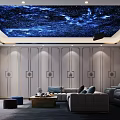 New Chinese Audio-visual Room 3d model