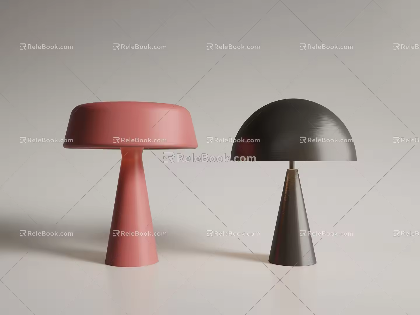 Modern table lamp 3d model