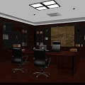 Office Reception Area With Beige Sofas Coffee Tables TV And Patterned Rug