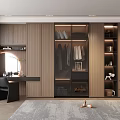 Modern wardrobe 3d model