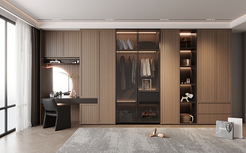 Modern wardrobe 3d model