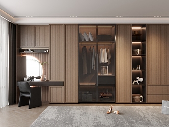 Modern wardrobe 3d model