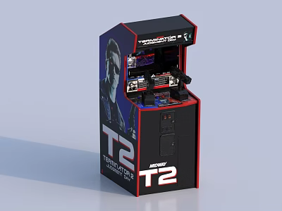 Game machine arcade game hall coin-operated game machine 3d model