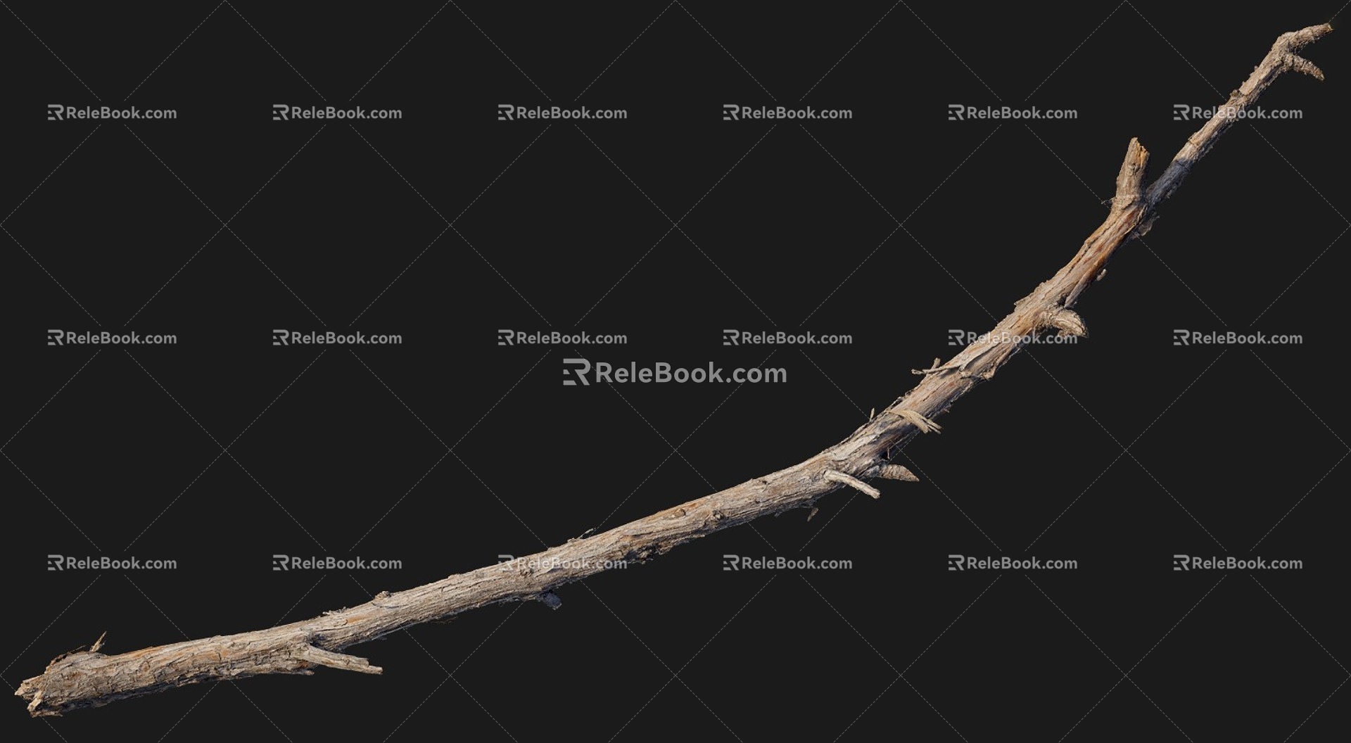 Branches Forest Trees Realistic Branches Games Forest Branches Big Mountain Fallen Trees Riverside Fallen Branches Trees Realistic Tree Stump 3d model