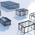 Different Sunroom Designs With Various Roof Shapes And Glass Frame Structures