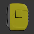 Portable Electronic Device Yellow And Gray Compact Design With User Friendly Interface