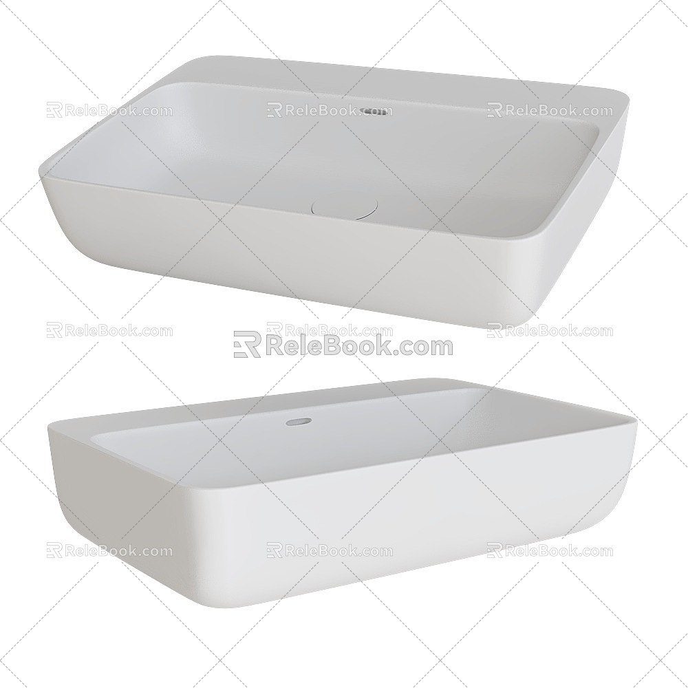 ABBER wash basin 3d model