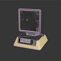Professional Electronic Testing Device With Digital Display Screen And Stable Beige Base