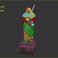 Western Samurai Western Warrior Western Hero Western Warrior Knight Hero Ancient Warrior Paladin 3d model