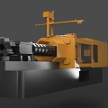 LISU KEY 3000 Industrial Injection Molding Machine With Hydraulic System And Control Panel