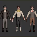 Characters Game Characters Game Characters Realistic Characters Cartoon Characters Handmade Cartoon Handmade 3d model