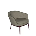 Modern Single Sofa Simple Single Sofa Chair 3d model