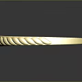 Elegant Gold Braided Texture Ring Delicate Fashion Accessory For Daily Wear