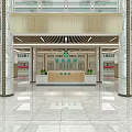 Modern Large Tooling Lobby 3d model