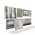 Various Style Oil Paintings For Home Wall Art Decor Including Abstract Landscape And Floral Designs