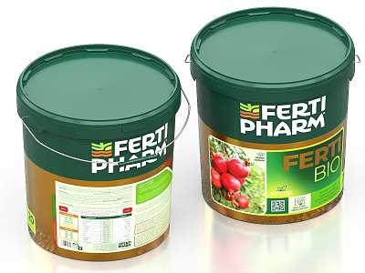 FERTI PHARM FERTI BIO Organic Fertilizer Supporting Red Fruit Food Production 3d model
