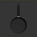 Pot Flat Pan Flat Frying Pan Milk Pan Cooking Pan Cooking Pot Cookware Kitchen Kitchen Items Kitchen Supplies 3d model