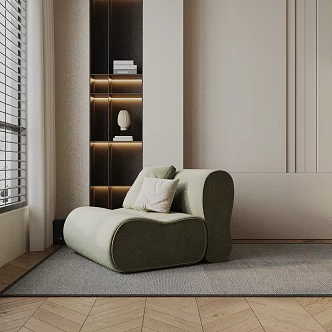modern leisure chair 3d model