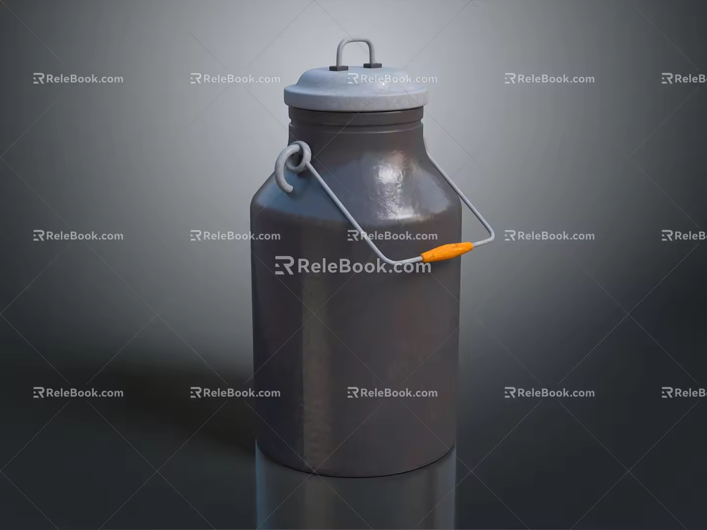 Modern Milk Bucket Big Milk Bucket 3d model