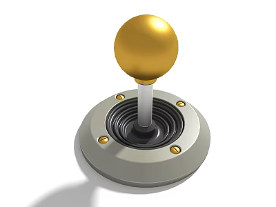 Industrial hard surface instrument panel controller push button switch industrial instrument gamepad 3d model