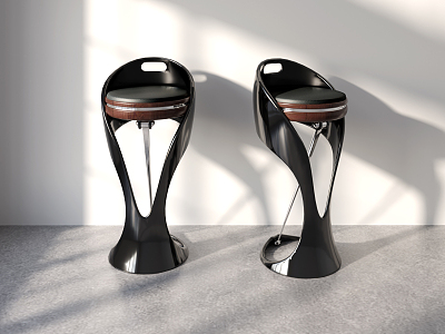 Modern Bar Chair Bar Stool 3d model