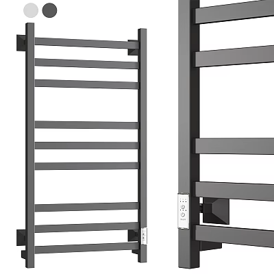 Modern Bathroom Cabinet Rack With Multi Tier Open Shelves For Efficient Storage Organization 3d model