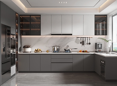 Modern Kitchen 3d model