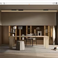 Modern study 3d model