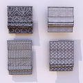 Stylish Roman Blinds Featuring Diverse Patterns and Soft Fabric Textures for Home Decor