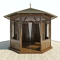 Pavilion gazebo 3d model
