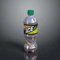 Mountain Dew ICE Beverage Bottle With Transparent Body And Green Cap