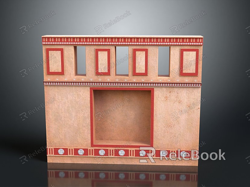 Wall brick wall red brick red brick wall old brick wall old wall outdoor articles realistic model