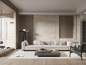 modern living room 3d model