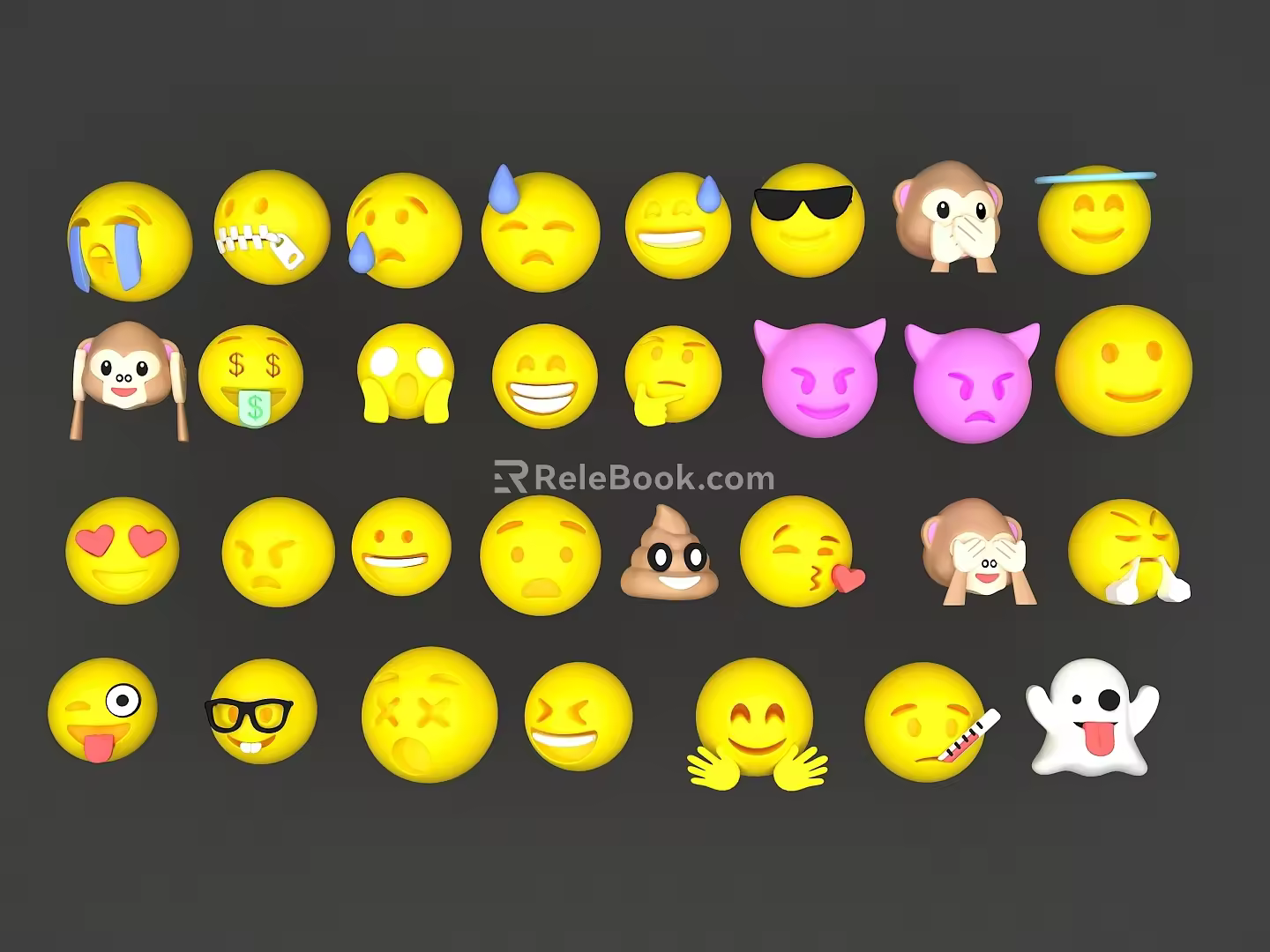 Expression package expression social expression social expression package software expression package social software expression 3d model