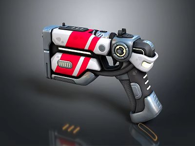pistol semi-automatic pistol automatic pistol modern weapon hot weapon hot weapon gun military 3d model