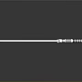 Sci Fi Lightsaber Weapon With White Blade And Silver Hilt On Dark Reflective Background