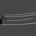Advanced Stealth Fighter Jet With Flying Wing Design Camouflage Paint And Cockpit Window