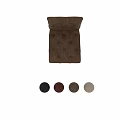 Bennett Parsons Leather Stool With Tufted Back And Multiple Color Options