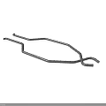 Durable Metal Clamp Tool With Curved Arms For Secure Holding