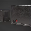 Vintage Silver Televisions With Metal Cases Arranged In A Retro Row
