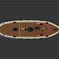 Modern Yacht Ship Private Ship 3d model