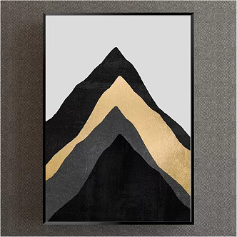 Modern Decorative Painting Hanging Painting 3d model